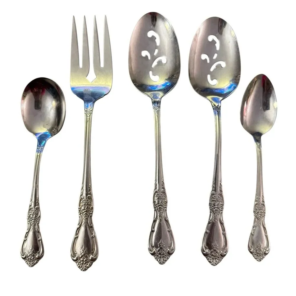 11 Piece Oneida Distinction Deluxe HH Kennett Square Stainless‎ Flatware hostess